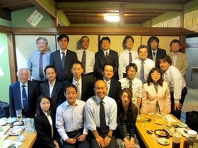 懇親会にご参加いただいた研究会メンバーとゲストの皆様