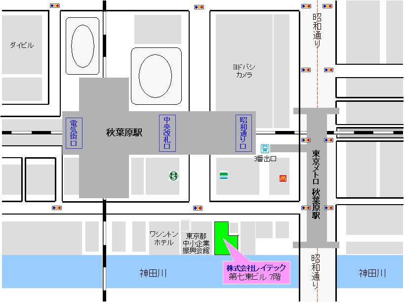 本社アクセスマップ