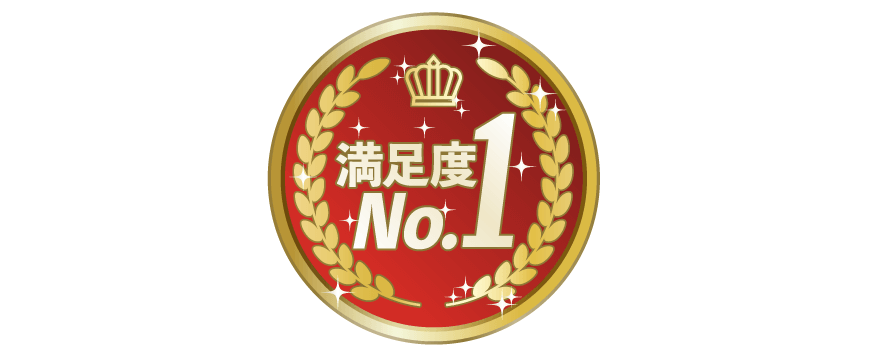 I-LAND7の広告にある満足度No.1の表示